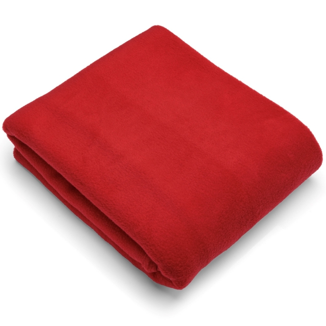 Red Solid Fleece Fabric